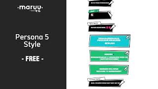 Livechat CSS Showcase | Persona 5 style