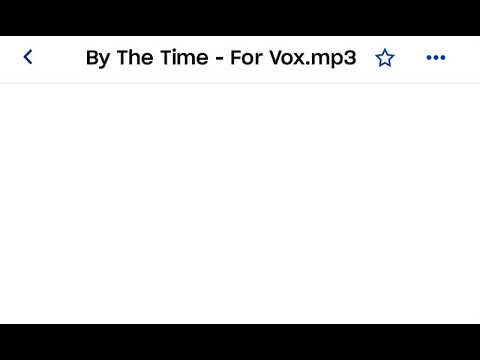 By The Time (songwriting demo)