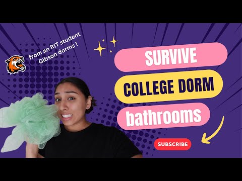 Survival Guide for College Dorm Bathrooms | RIT Student 2024