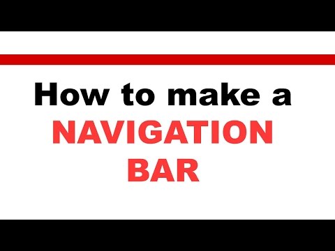 Navigation Bar In Html & CSS [How-To] Navigation Bar tutorial