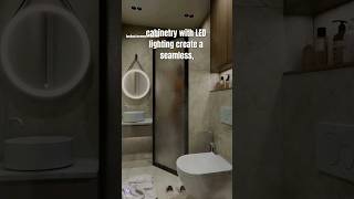 Modern Bathroom Transformation | Sleek Design & Luxury Finishes #minimalistdesign  #bathroominspo