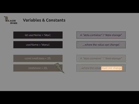 5  Introducing Variables & Constants