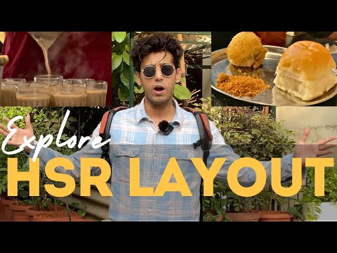 Exploring HSR LAYOUT BENGALURU | Vada Pao | Misal Pao | Chaitini x Gavran Misal #hsrlayout #vadapav