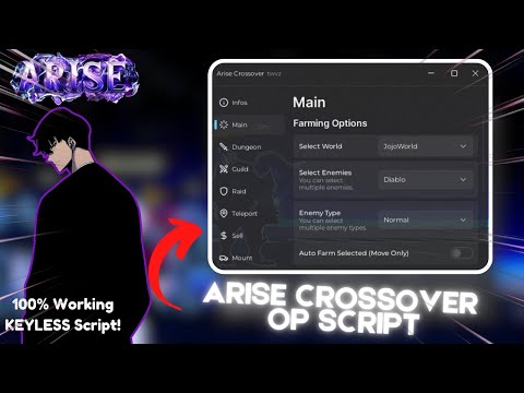 Arise Crossover Script | TWVZ Hub - Auto Farm, Instant Kills & Dungeon Farming (PC & Mobile) KEYLESS