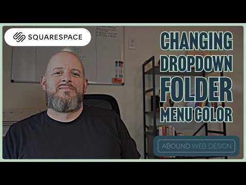 How to Change the Background Color of a Dropdown Menu in Squarespace