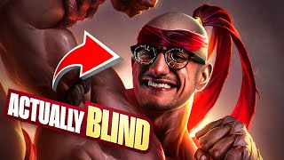 I PLAYED LEE TOP WITHOUT ANY VISION (BLURRED SCREEN)