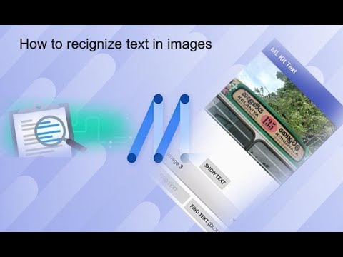 Demo app | ML Kit tutorial: How to recognize and extract text in images