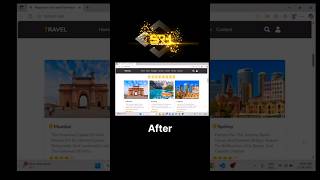 ✨ Before vs. After Website Transformation: HTML & CSS Magic! 💻🚀||#shorts #shortvideo #video #fyp