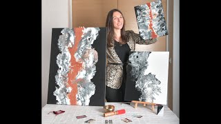 FLUID ART ALCHIMIE - Processus de création peinture énergétique - Angèle Art Connexion
