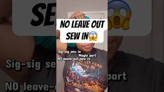 LOW maintenance and protective...  #sigsig #magicpart #leaveout  #protectivestyles #sewinturorial