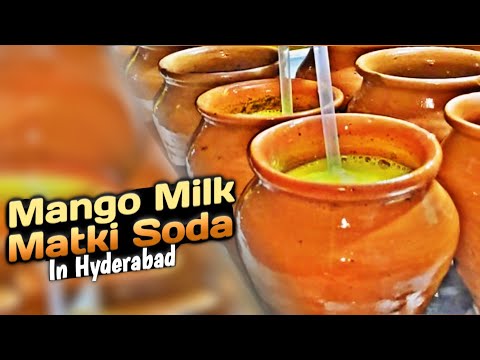 Mango Milk Matki Soda In Hyderabad  🔥🔥 |  street food | Tech Buddies