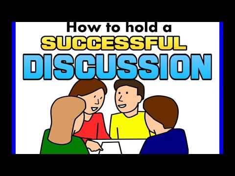 HOW to engage in Academic Discussions (Group talk)