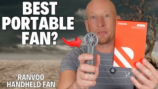 Ranvoo Portable Fan Review (2025) | Stay Cool Anywhere with Built-In Chiller Test