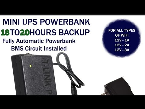 Best Mini UPS For wifi router Ptcl  and 4G and 5G device's