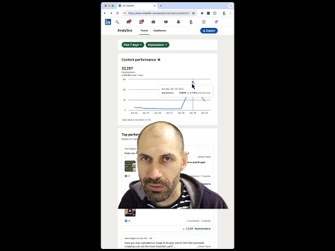 BTS: Impressions on LinkedIn video