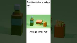 Making a very simple stylized 3d burger | guess whats the mistake🤔