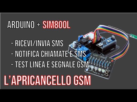 The GSM gate opener, session 3: receiving phone calls, managing SMS with SIM800L
