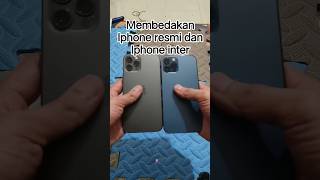 paling gampang membedakan iphone ex resmi dan iphone ex inter #iphone #smartphone #android