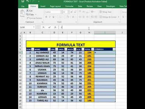 How to show formula in text in Excel if needed in any situation | @GetitSkills