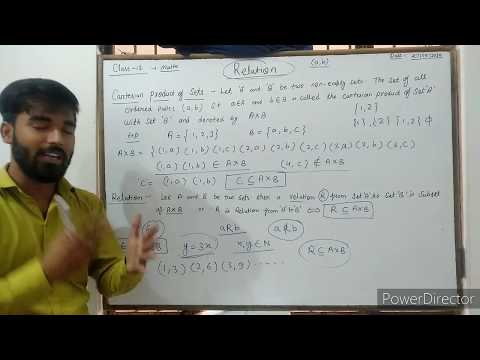 introduction of relation of set