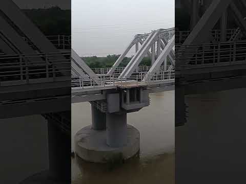 🚆🌉 A perfect blend of engineering, motion, and scenic beauty #railway  #Bridge  #Engineering