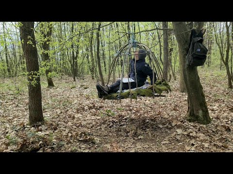 bushcraft shelter building \ shelter alone