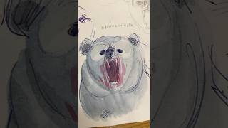 How make a totally normal bear #art #arttutorial