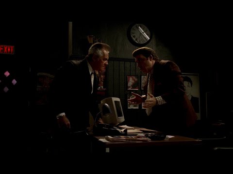 Paulie Walnuts and Silvio Dante having a heart to heart (The Sopranos, 1999 - 2007)