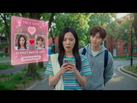 Once despising online dating apps, the schoolgirl never expected to find her true love right there