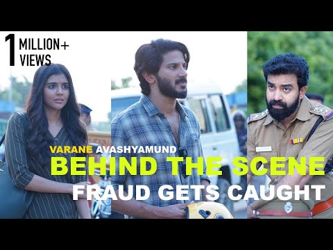 Behind the scene - Varane Avashyamund | 'Fraud gets caught' | Dulquer, Kalyani, Siju Wilson | BTS