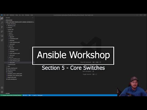 Ansible for Network Engineers: Configuring Core Switches (Section 5)