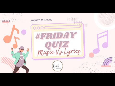 Hall Recruitment | Friday Quiz: Name This song Question 1