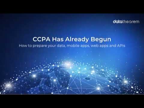 Did You Know CCPA Has Already Begun?