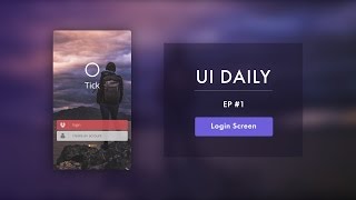 UI Daily #1: Login Screen