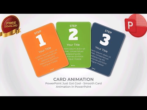 PowerPoint Just Got Cool - Smooth Card Animation in PowerPoint