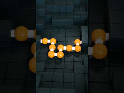 Monte Carlo simulation of a chain / polymer