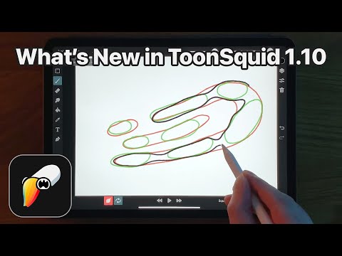 ToonSquid 1.10 | Crop, Folders, Transform Multiple Drawings, Canvas Flip, Out of Pegs, New Pencils