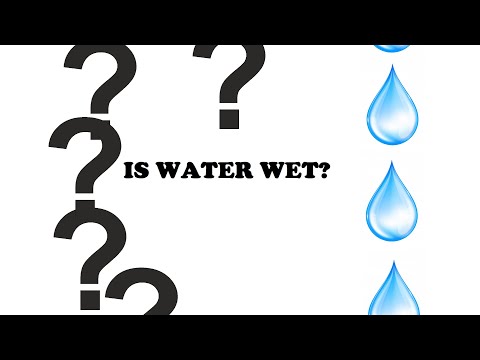 Is water wet?