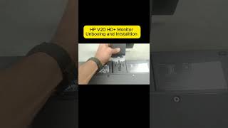 HP V20 HD+ Monitor Unboxing & Installation | Best Budget Monitor for Home & Office 2025 🔥 #monitor