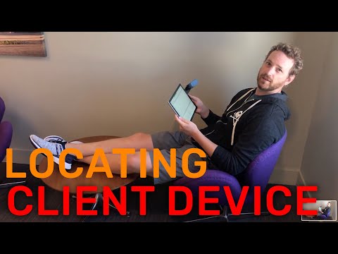 Locating a Client device with inSSIDer 5!