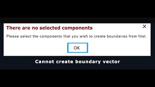 Cannot Create Boundary Vector Error Message when using the Vectric Software