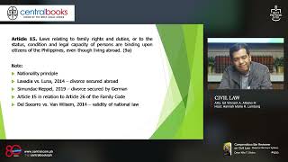 Civil Law | The Final Review with Atty. Ed Vincent A. Albano III ▶️⚖️