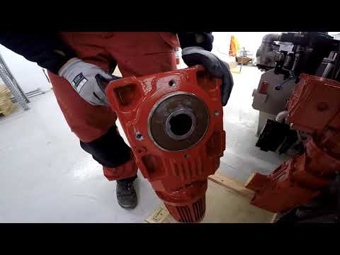 New gearbox removal and installation on the MudCube