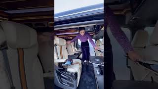 VIP Small Toyota Hiace van, private custom-made black gold version #car #supercars #luxurycars #van