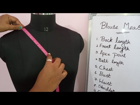 How to take body measurement for blouse | Tailoring Classes for beginners | Tharani sewing