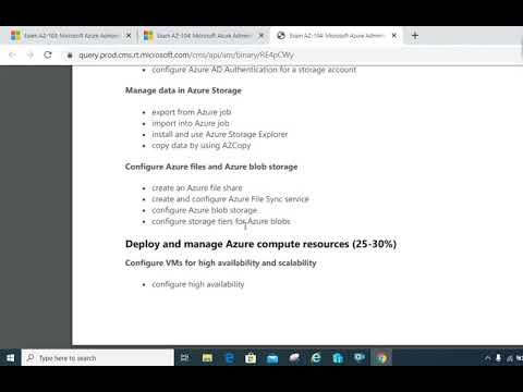 AZ-104 Microsoft Azure Administrator