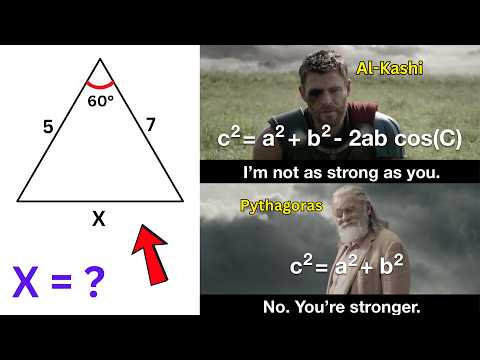 Much Better than Pythagoras Theorem | Al-Kashi's Law of Cosines