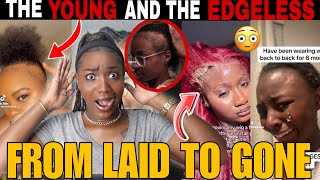 NATURAL EDGES DISAPPEARING?! Wig Damage, Edge Loss , Glue & Thinning Edges | TikTok REACTION Video