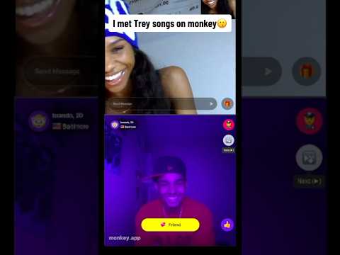 I met Trey Songz on Monkey😗🤣🤣 #notalajandra #monkey #fyp