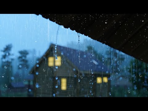 Night Rain and Thunder Sounds on Roof – ASMR for Sleep, Study, Relaxation & Anxiety Relief
